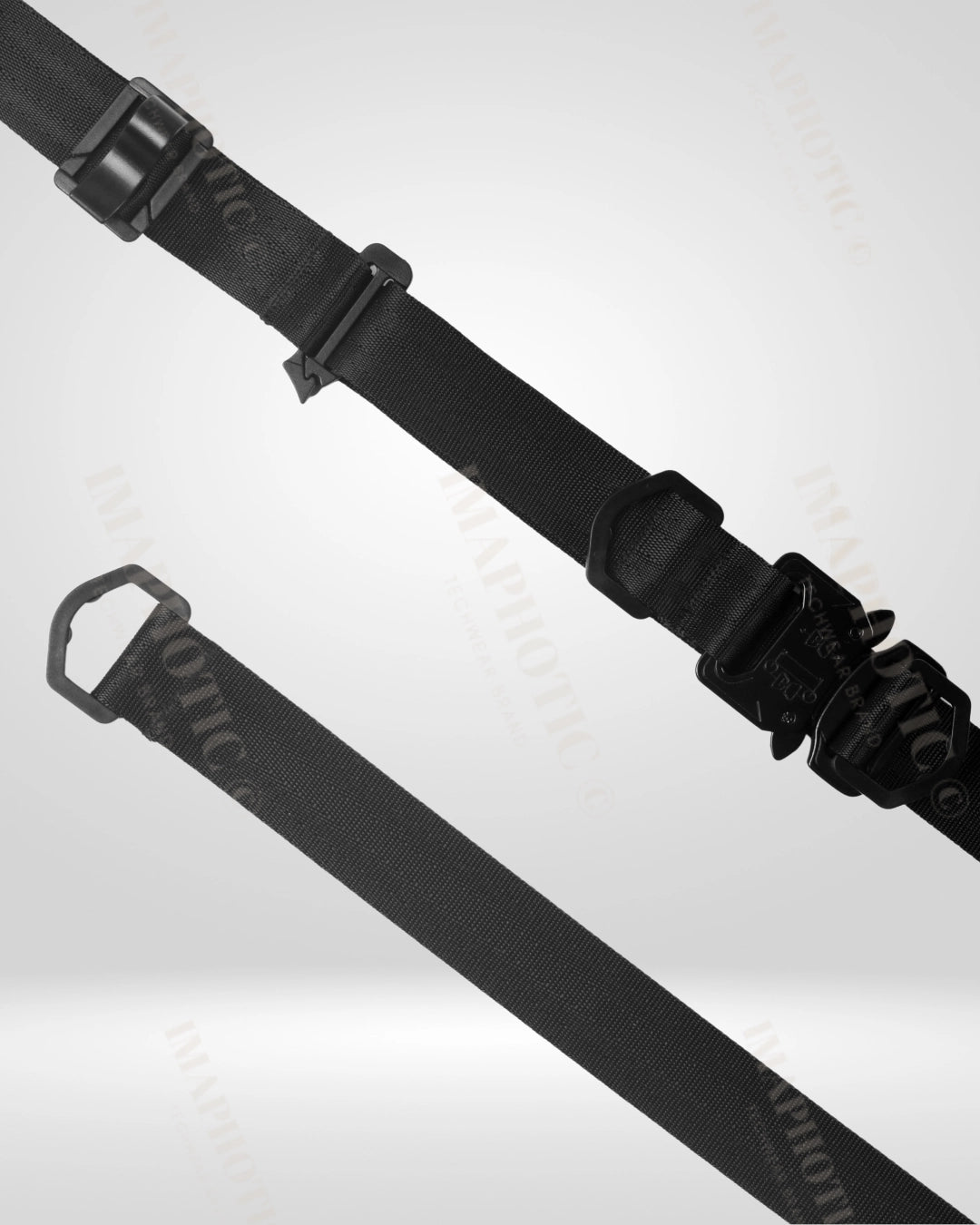 1 Nylon Cobra Techwear Belt Quick Release Coyote Brown / Medium / Metal (Only in Black)