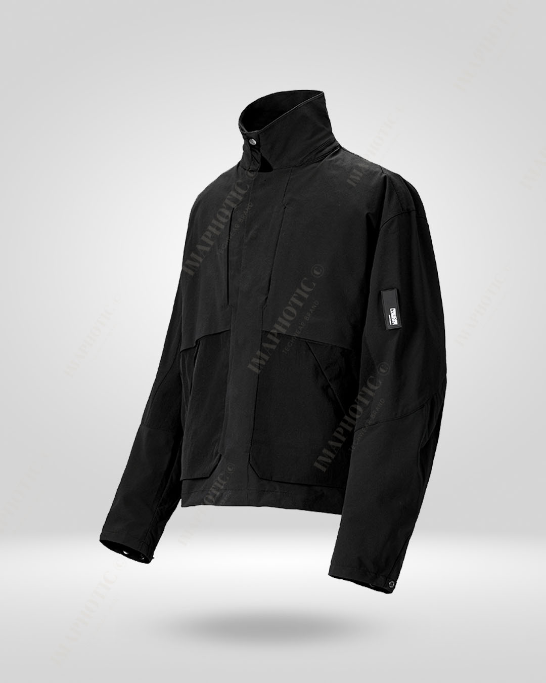 Versatile Harrington Jacket - Waterproof & Convertible Design