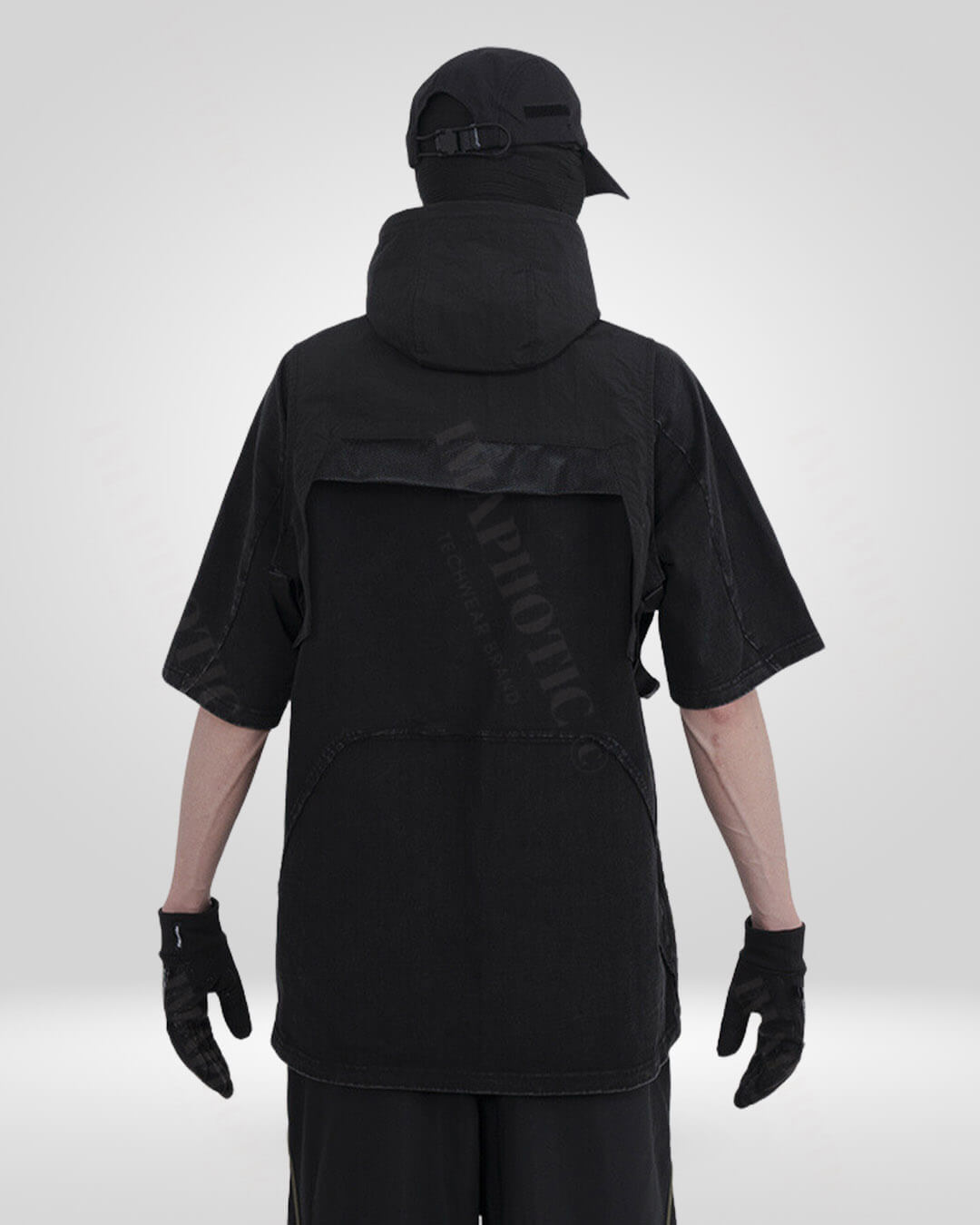 Functional Ninja Hooded Vest for Men - Versatile & Stylish – Imaphotic