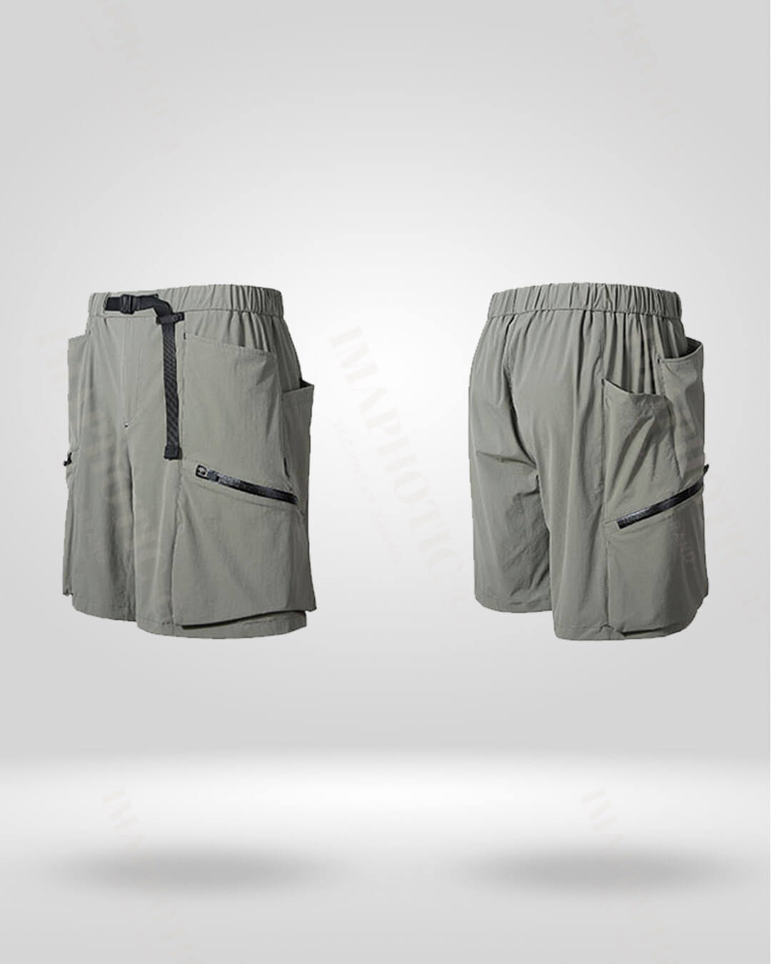 Cargo shorts with zipper 2024 pockets