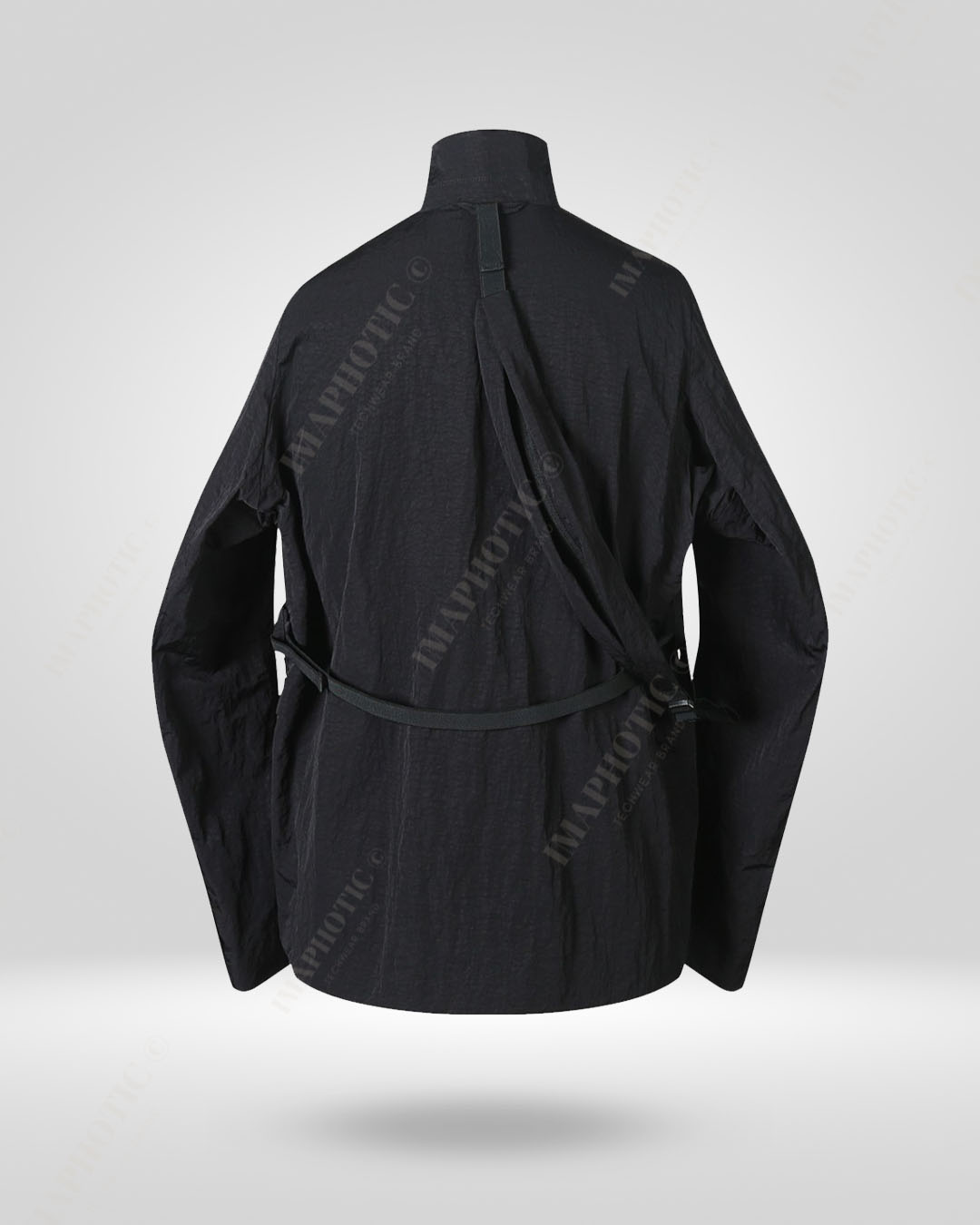 Sleek Black Shirt Jacket for Men