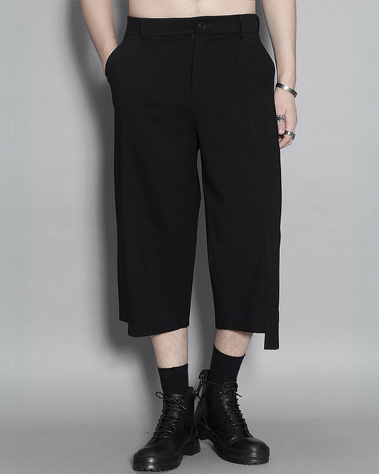 Trendy Asymmetrical Capri Pants