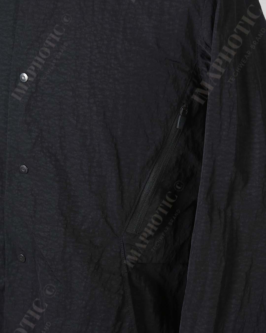Stylish Black Shirt Jacket