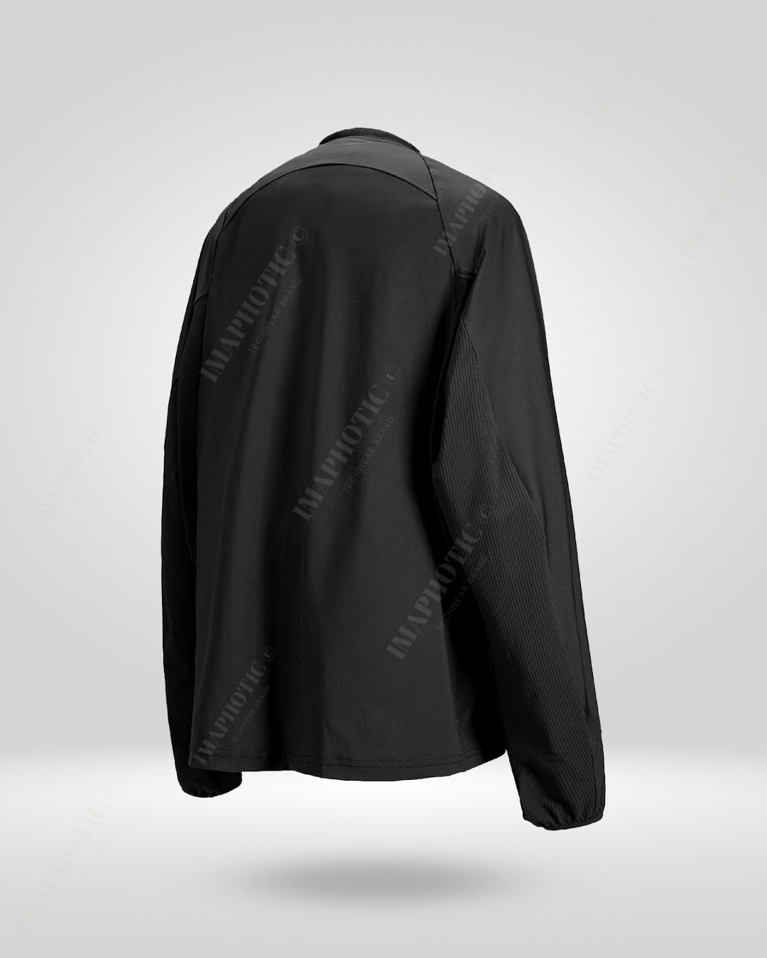 Tactical Raglan Sleeved Black Sweatshirt - For the Modern Trailblazer