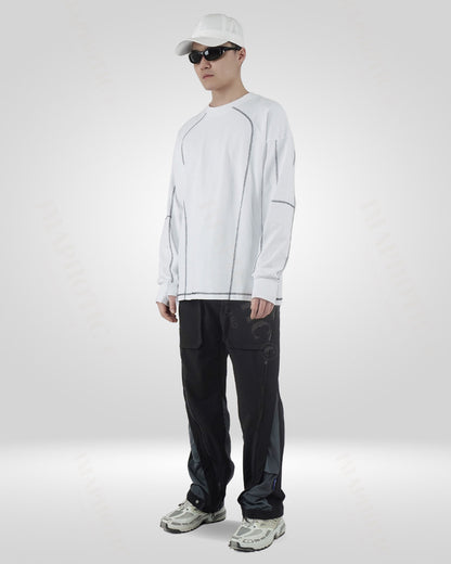 White Long Sleeve Sweatshirt