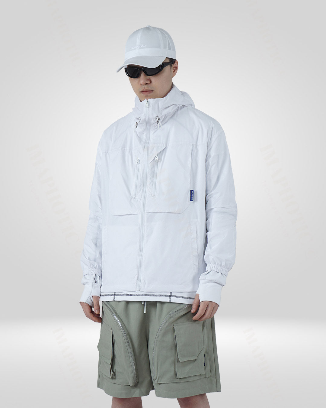 White Sun Protective Jacket Lightweight UV Protection Outdoor Gear