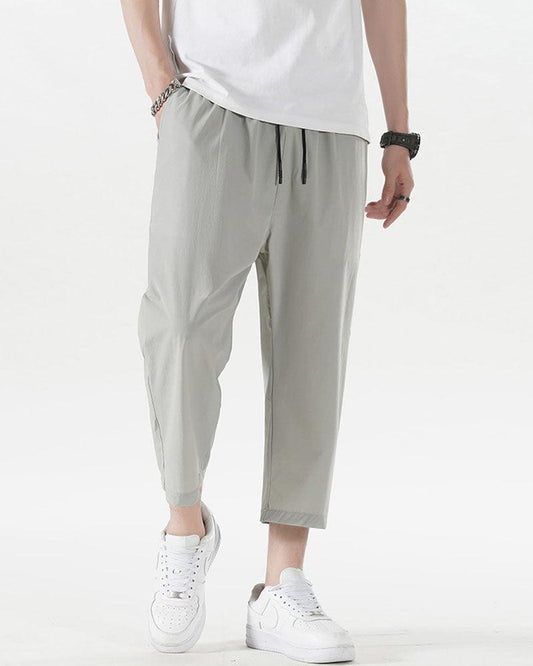 Chill-Ready Silk Calf Pants