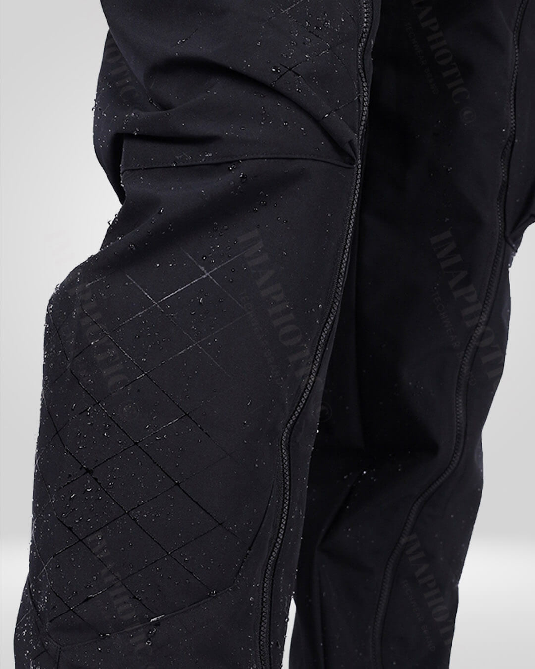 Functional Black Baggy Cargo Pants