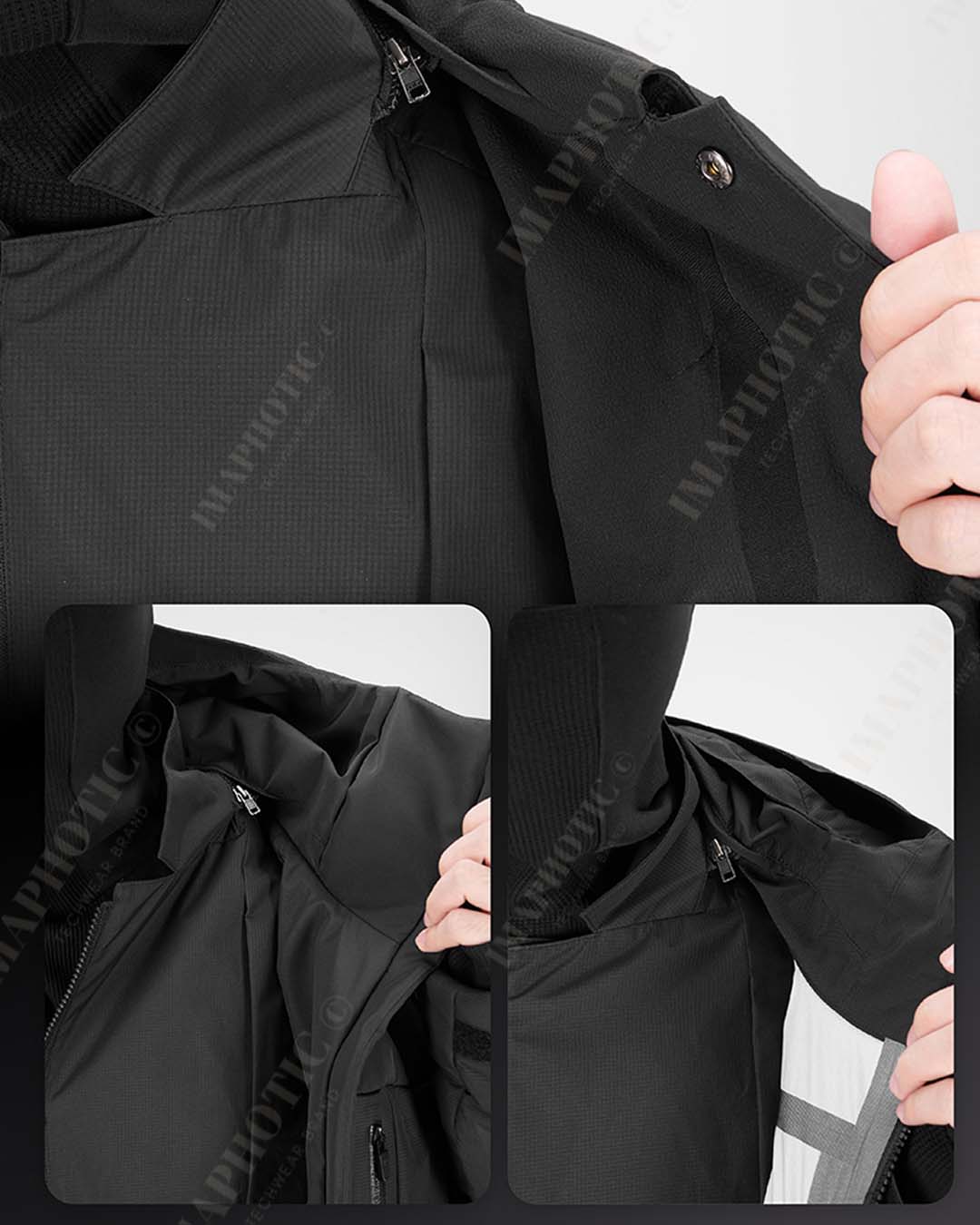 2-in-1 Harrington Tactical Jacket Converts to Waterproof Sling Bag