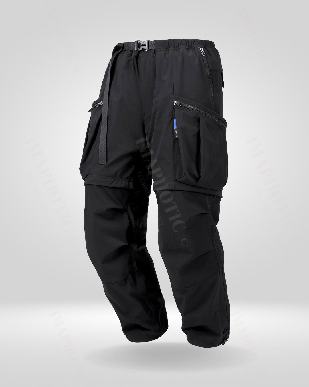 Black Zip-Off Pants, Zippable Pants