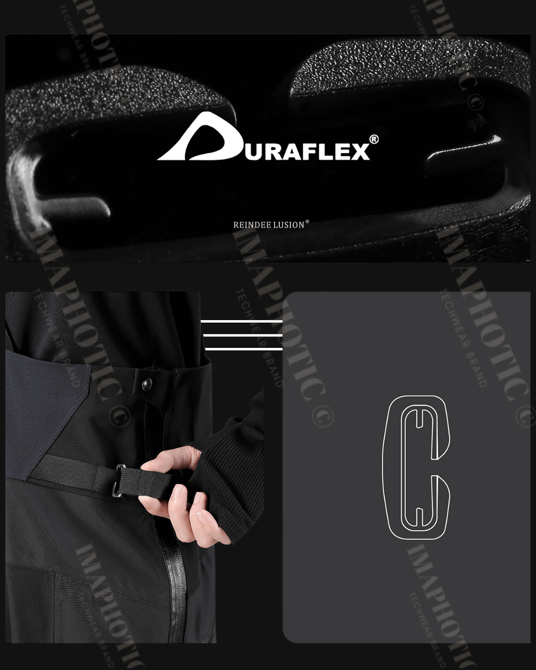 Duraflex waterproof overalls Details