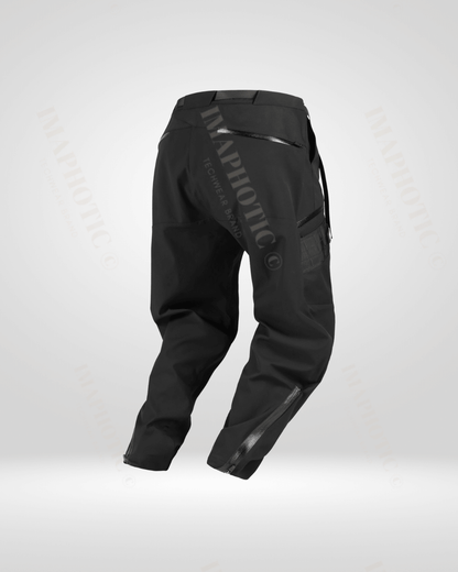 black waterproof trousers